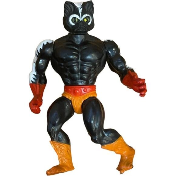 Vintage Mattel MOTU He-Man Stinkor Action Figure Muscles Odor Packed Adventures - Picture 9 of 9